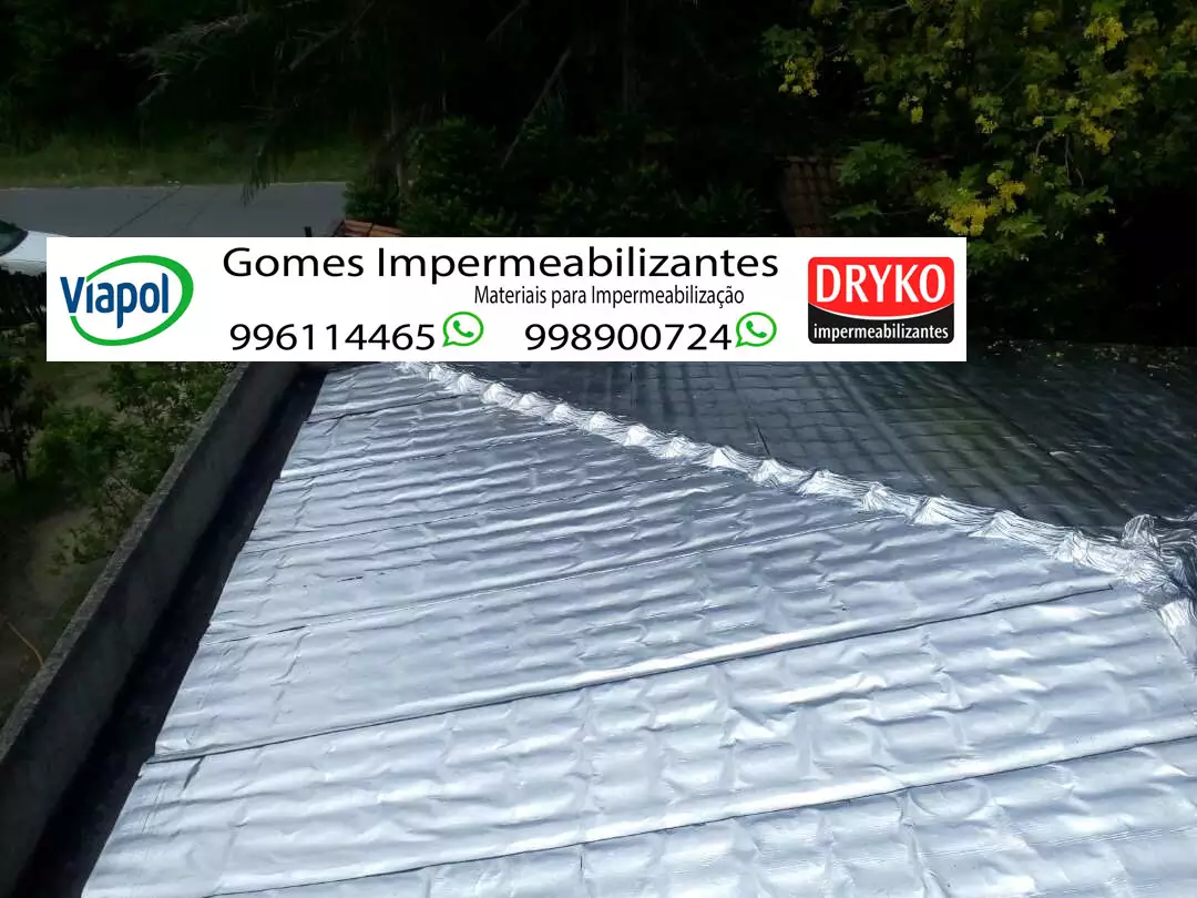 Manta asfáltica Dryko alumínio poliéster 3mm (tipo III)